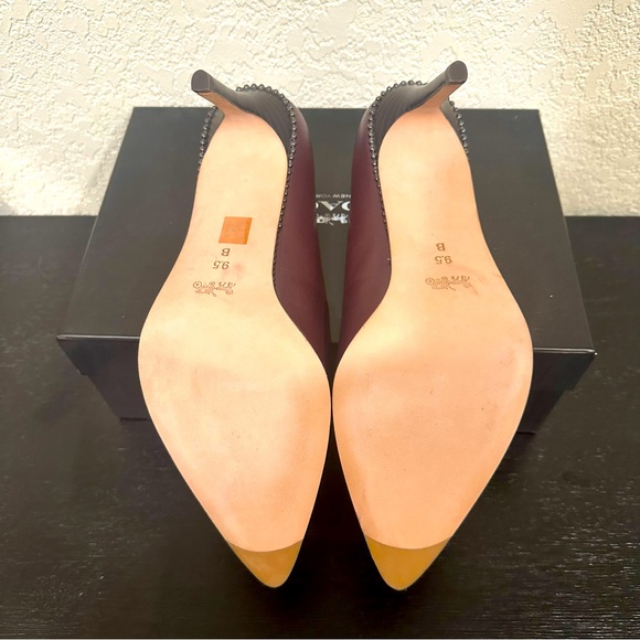 Coach Burgundy Heels - Picture 6 of 6